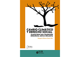 Portada libro Cambio climático y derecho social