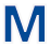 Icono de una M que representa los monográficos